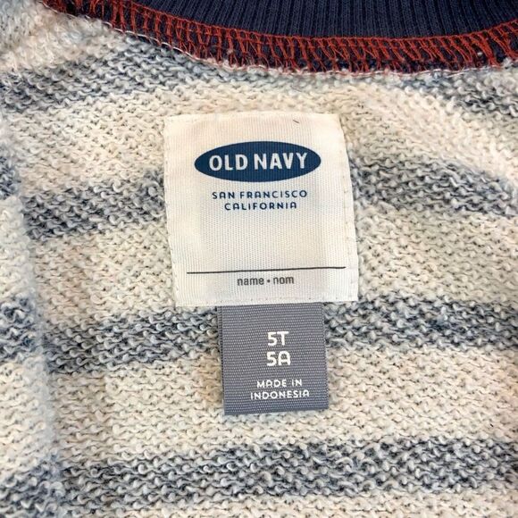 Old Navy Nautical Children’s Derby Jacket Sea Salt 5T - Picture 6 of 10